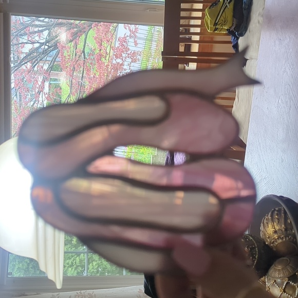 Stained Glass Balllarina Slippers Sun Catcher - Picture 2 of 3